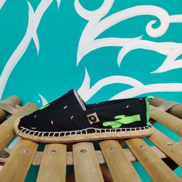 REFISHED fair fashion Espadrilles 'HAPPINESS' (Cactus)