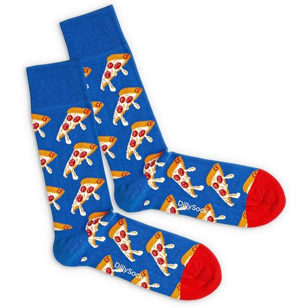 DillySocks Pizza Socken aus Biobaumwoll-Mix