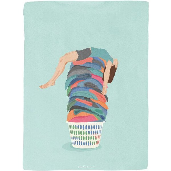 Photocircle Wandbild / Poster / Leinwand - Laundry Day