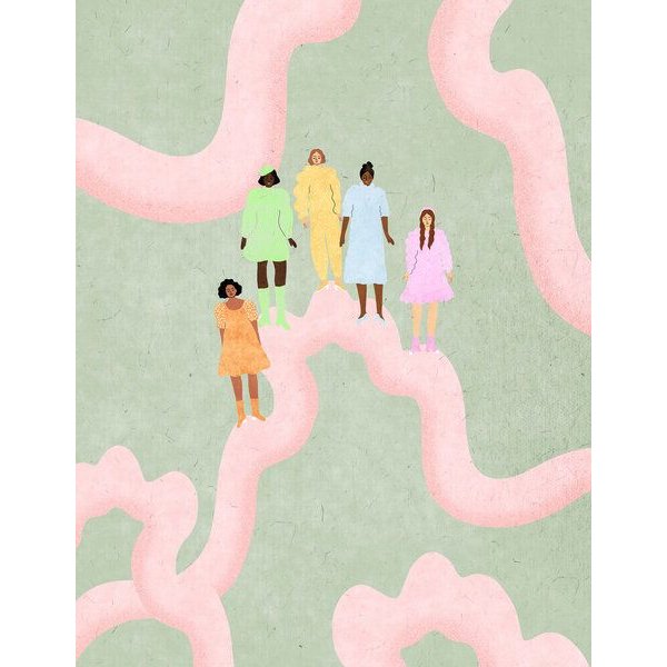 Photocircle Wandbild / Poster / Leinwand - Bubblegum Land