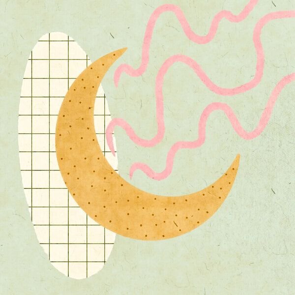 Photocircle Wandbild / Poster / Leinwand - Pastel Moon