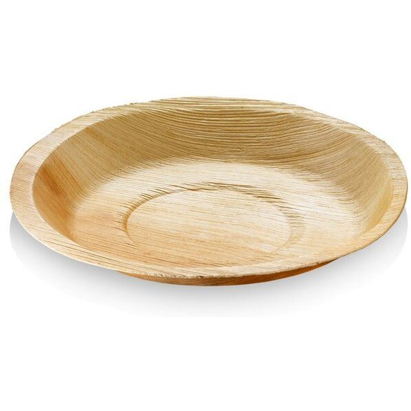 naturesse® Naturesse – Palmblatt Teller rund (Ø 24 cm, 25er-Pack)