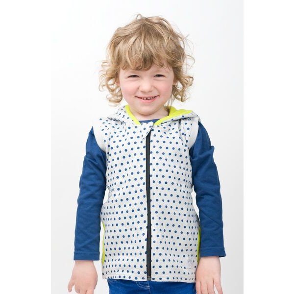 Kleine Freunde® - 3FREUNDE Zipper-Weste mit Punkten