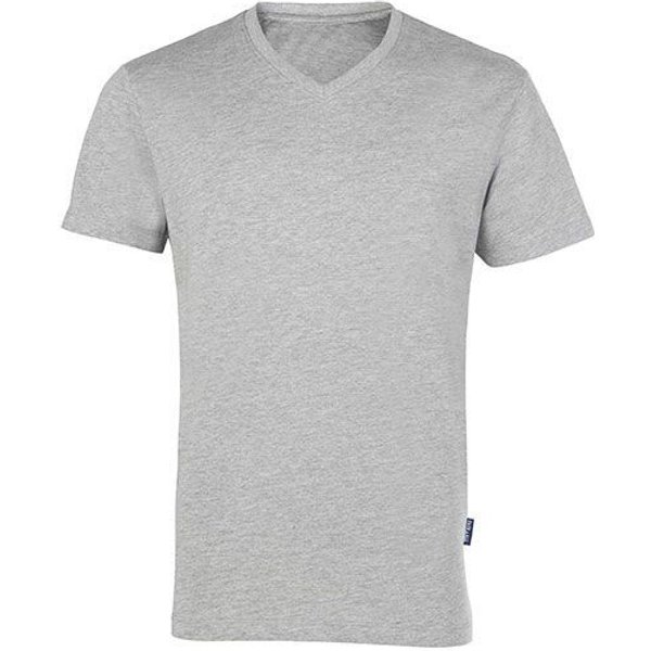 HRM Herren T-Shirt V-Ausschnitt 13 Farben bis Größe 6XL aus zert. Bio - Baumwolle Unisex