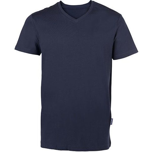 HRM Herren T-Shirt V-Ausschnitt 13 Farben bis Größe 6XL aus zert. Bio - Baumwolle Unisex
