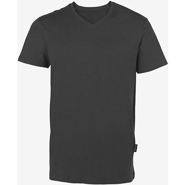 HRM Herren T-Shirt V-Ausschnitt 13 Farben bis Größe 6XL aus zert. Bio - Baumwolle Unisex