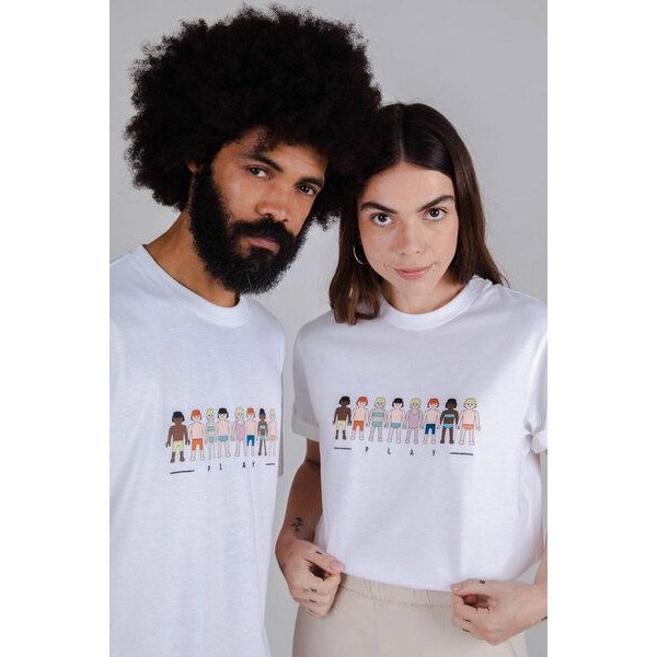 Brava Fabrics T-Shirt Unisex - Playmobil Play T-Shirt - aus Bio-Baumwolle