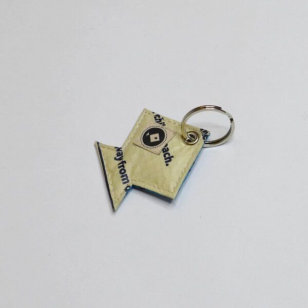 REFISHED fair fashion Schlüsselring 'KEY RING' - upcycelte Zementsäcke