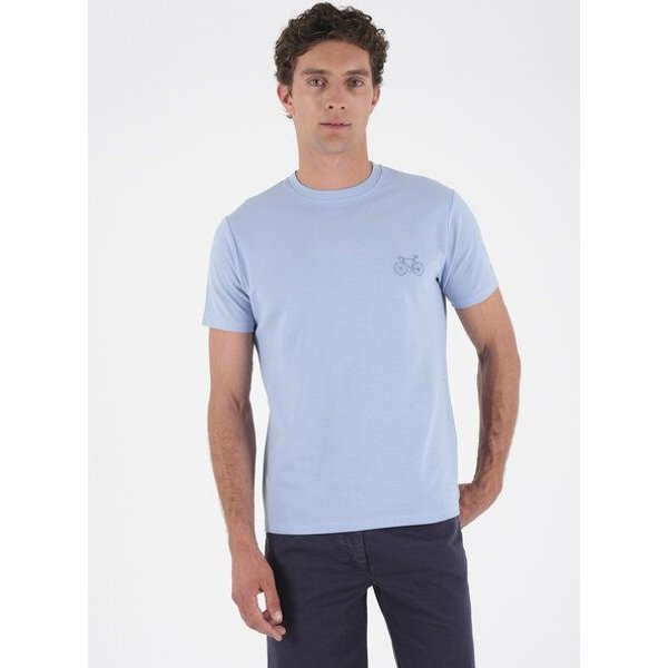 ORGANICATION T-Shirt aus Bio-Baumwoll-Piqué mit Print