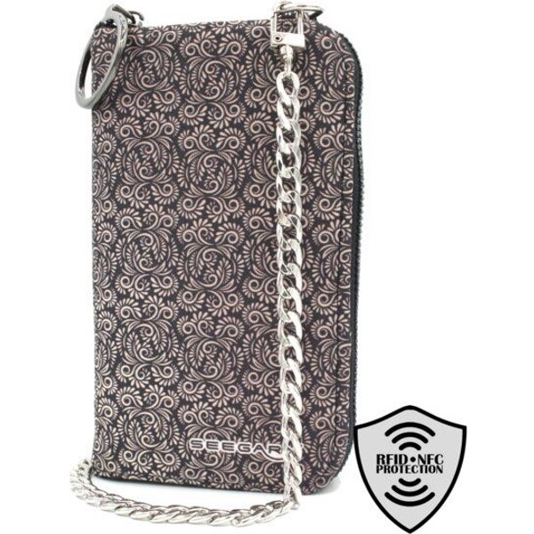Seegarn-Täschle / 2in1 Handy-Tasche und Geldbeutel (MB26)