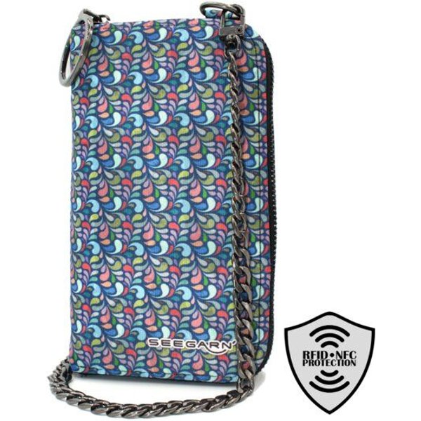Seegarn-Täschle / 2in1 Handy-Tasche und Geldbeutel (MB41)