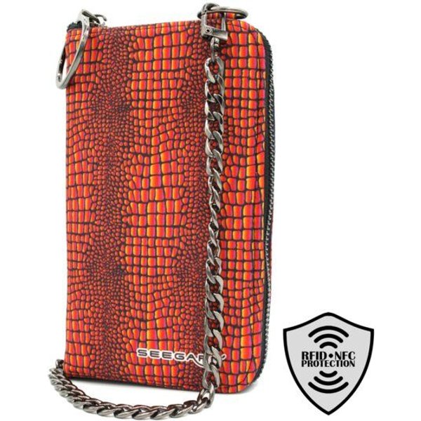 Seegarn-Täschle / 2in1 Handy-Tasche und Geldbeutel (MB05)