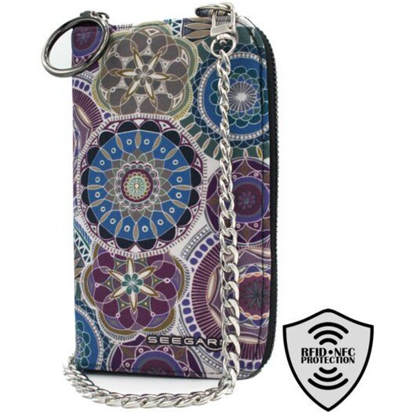 Seegarn-Täschle / 2in1 Handy-Tasche und Geldbeutel (MB01)