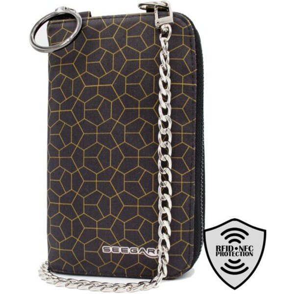 Seegarn-Täschle / 2in1 Handy-Tasche und Geldbeutel (MB36)