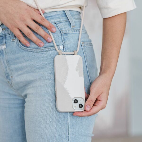 change the label Change Case - 2in1 Nachhaltige Handyhülle, iPhone Hülle mit abnehmbarer Kette