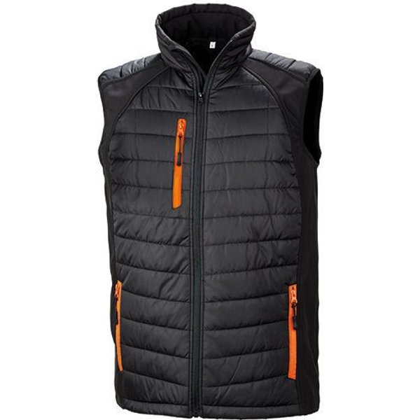 Result Genuine Recycled Herren Weste Steppweste Atmungsaktiv Wasserabweisend Bodywarmer bis Größe 4XL Wattiert Padded Übergangsweste