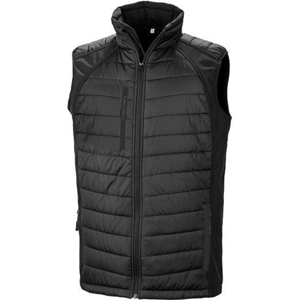 Result Genuine Recycled Herren Weste Steppweste Atmungsaktiv Wasserabweisend Bodywarmer bis Größe 4XL Wattiert Padded Übergangsweste