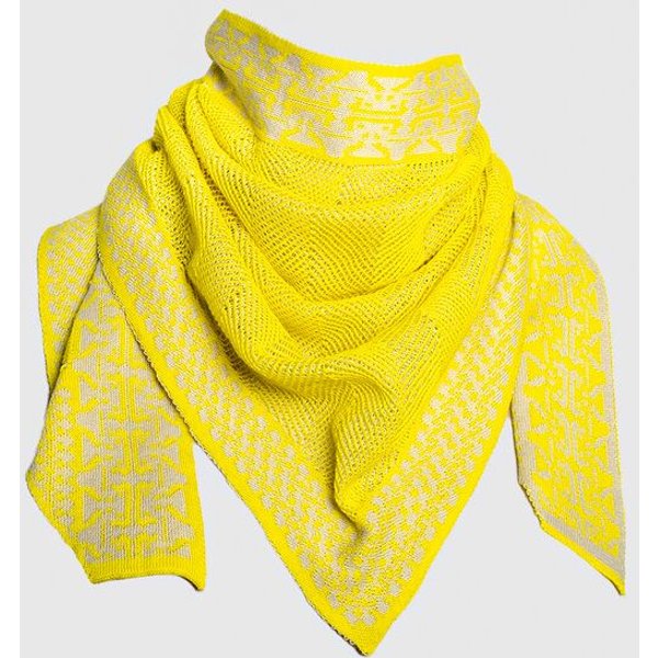 LANARTO slow fashion Halstuch Shine – zweifarbig gestrickt aus 100 % Bio-Baumwolle, Made in Germany