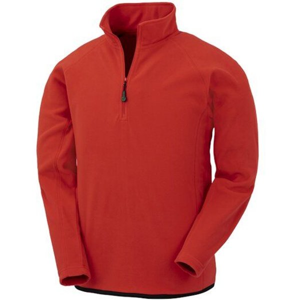 Result Genuine Recycled Recycelter Fleecepullover Troyer Unisex Damen / Herren