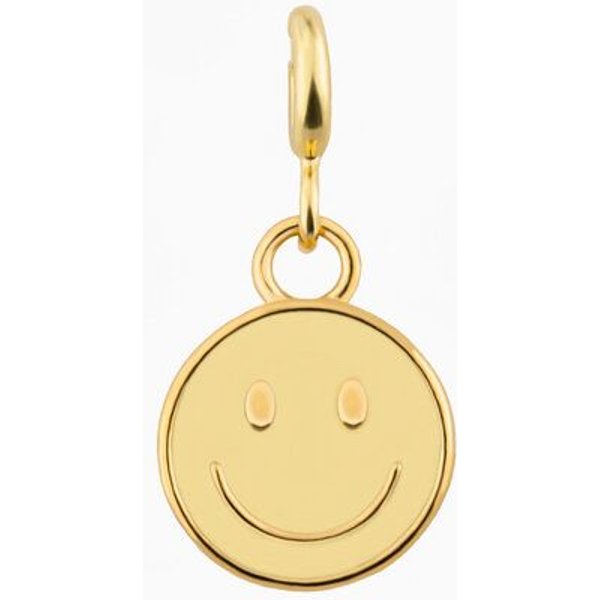 Paeoni Colors Smiley-Anhänger aus 18k Gold Vermeil, 925 Sterling Silber