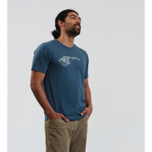 GARY MASH T-Shirt Muschel aus Biobaumwolle