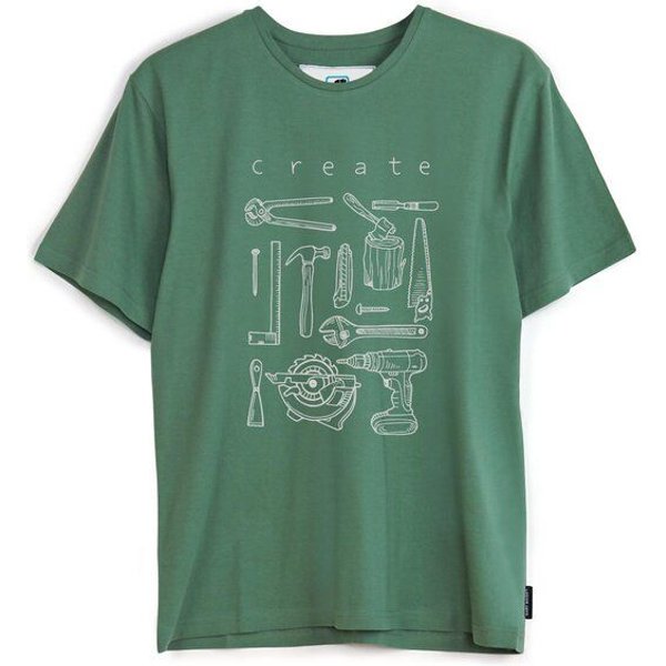 GARY MASH Shirt Create groß aus Biobaumwolle