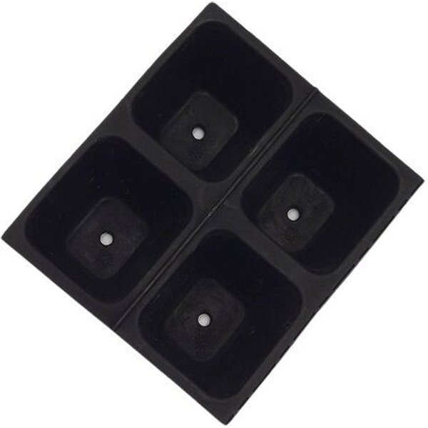 FAIR ZONE Saatgutschale L – Anzuchttöpfe je 5 x 4 cm