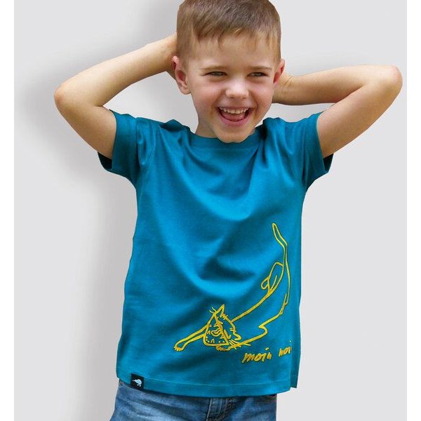 little kiwi Kinder T-Shirt, "Moin Moin", Ocean Depth