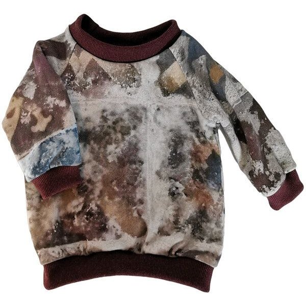 liebewicht Pullover aus Bio Sweat grau bunt für Babys und Kinder