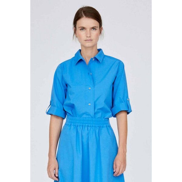 Basic Apparel Hemdbluse - Tilde SS Shirt - aus Biobaumwolle