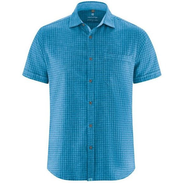 Hempage Herren Sommer Shirt Hanf Baumwolle (Bio)