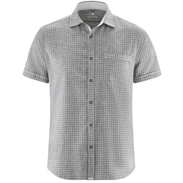 Hempage Herren Sommer Shirt Hanf Baumwolle (Bio)