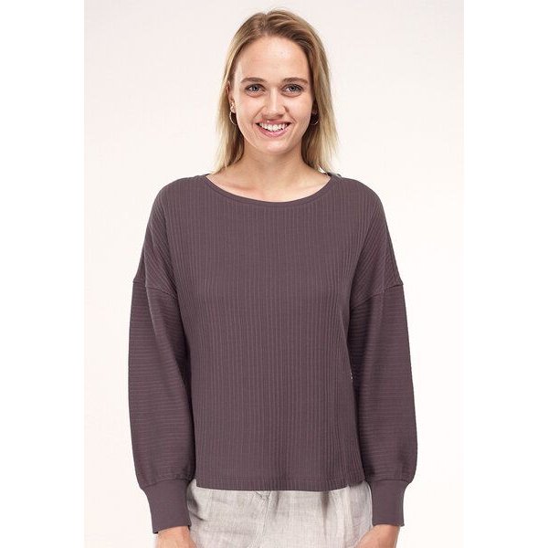 Alma & Lovis Shirt im Sweatstil aus feinem Rippen-Jersey | Rib Blouse