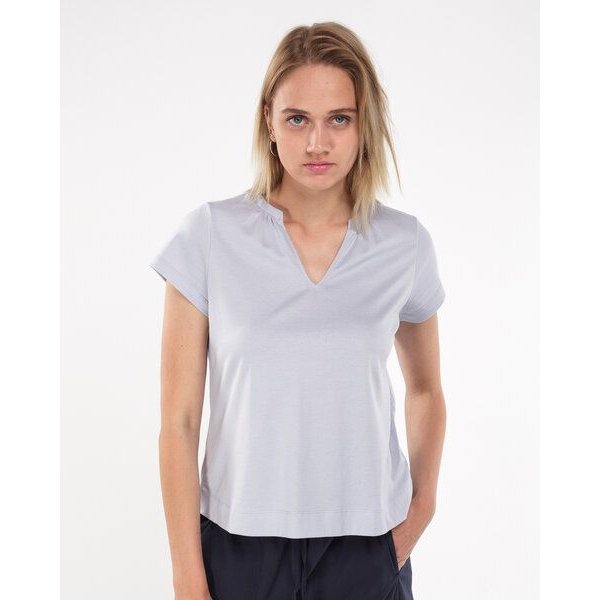 Alma & Lovis Kurzarmshirt im Blusen-Style aus Bio-Baumwolle | Short Blouse