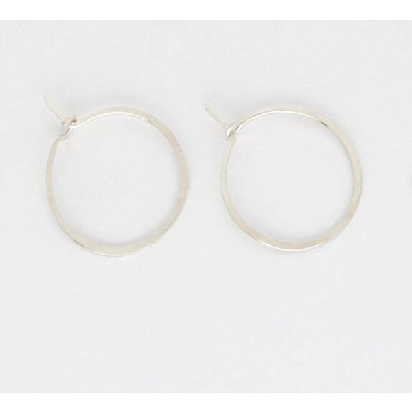 BELLYBIRD Jewellery CREOLEN - Kreis, gehämmert, S/M/L