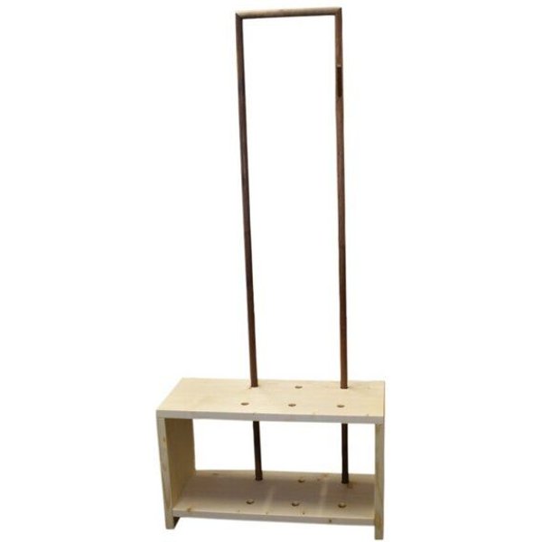 4betterdays Garderobe 'MyStyle' - Small | L 75 x T 30 x H 45 cm | Zirbe