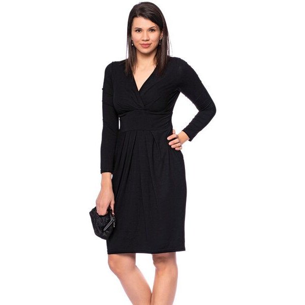 Ingoria DIANA Figurfreundliches Etui-Kleid mit Cache-Cœur-Ausschnitt