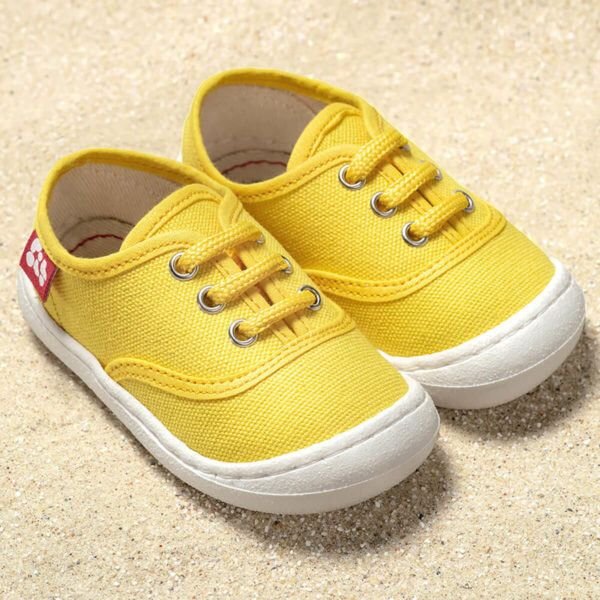 Pololo leichter Sommersneaker "Pepe" aus Baumwolle (Bio kbA), Größen 20-27