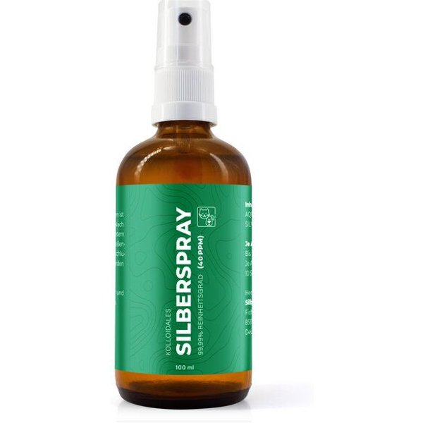 Silberkraft Kolloidales Silberspray 100 ml - Spray zur Wundheilung - für Haustiere