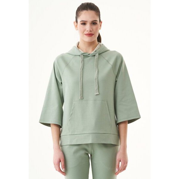 ORGANICATION 3/4 Arm Kapuzenpullover aus Bio-Baumwolle