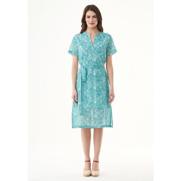 ORGANICATION Kleid aus Bio-Baumwolle mit Allover-Print