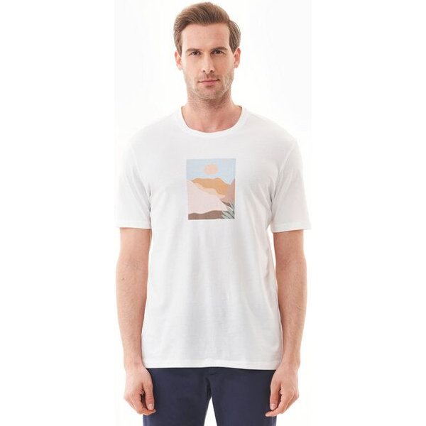 ORGANICATION T-Shirt aus Bio-Baumwolle mit Print