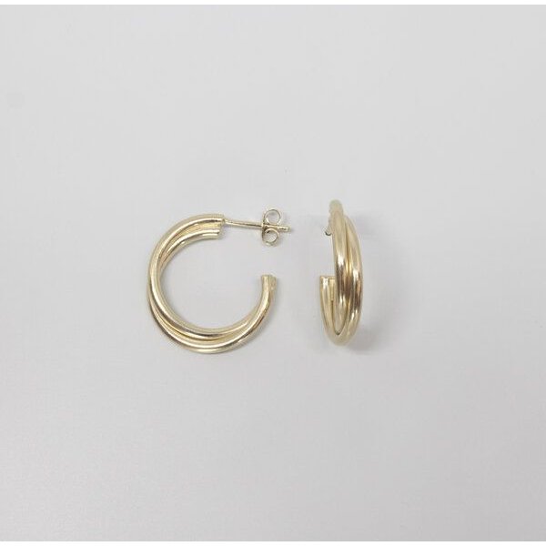 fejn jewelry Creole ´double hoop`