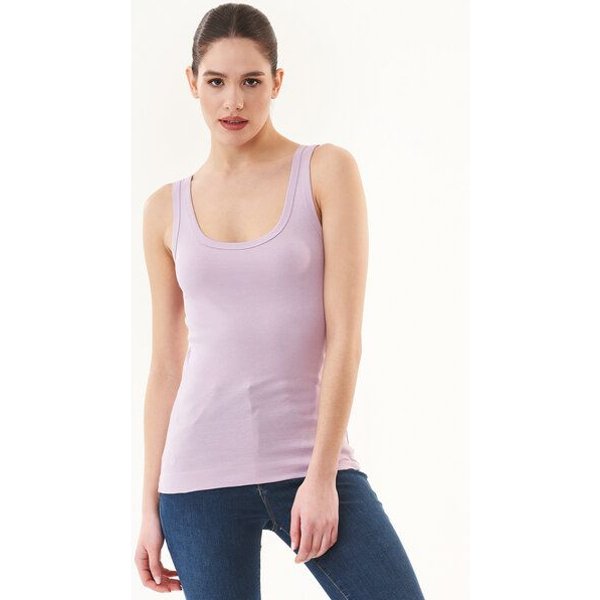 ORGANICATION Geripptes Basic Top aus Bio-Baumwolle
