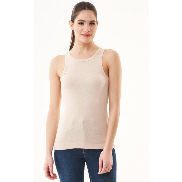 ORGANICATION Geripptes Basic Top aus Bio-Baumwolle