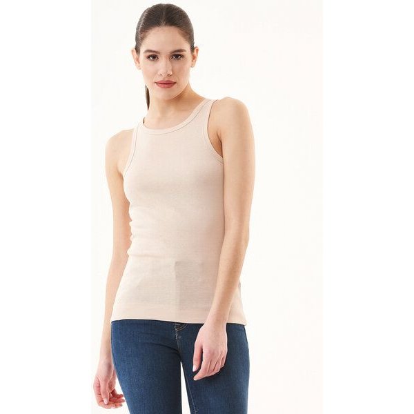 ORGANICATION Geripptes Basic Top aus Bio-Baumwolle