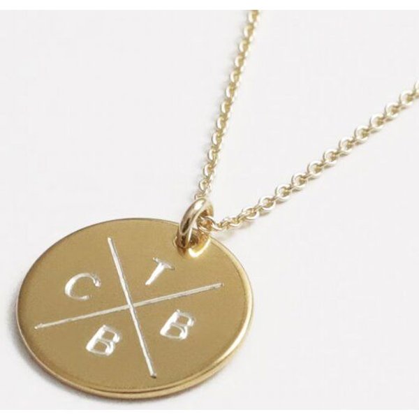 BELLYBIRD Jewellery Personalisierte Gravurkette - Familienkette, 15,5 mm/ Silber/ Silber vergoldet