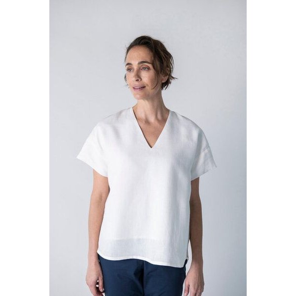 Grenzgang Damen Bluse COCO aus kühlendem Bio-Leinen