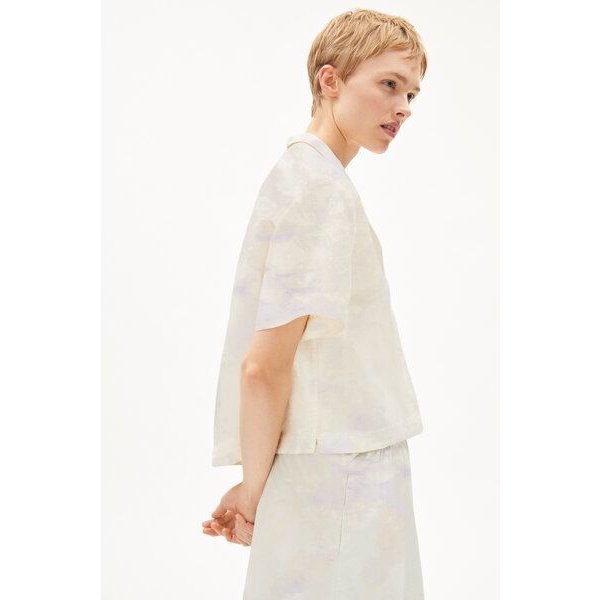 ARMEDANGELS LEAANNE MINERAL - Damen Bluse Loose Fit aus Bio-Baumwolle