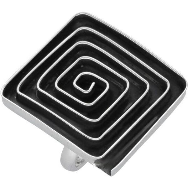 pakilia Silber Ring Labyrinth eckig – fair gehandelt & handgefertigt in Mexiko